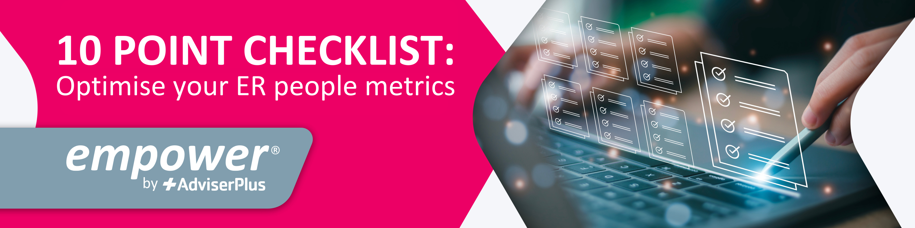 10 POINT CHECKLIST Optimise your ER people metrics