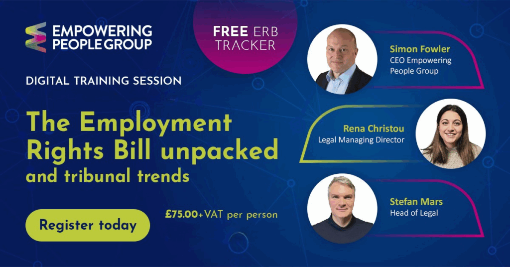 Employment Rights Bill digital training session