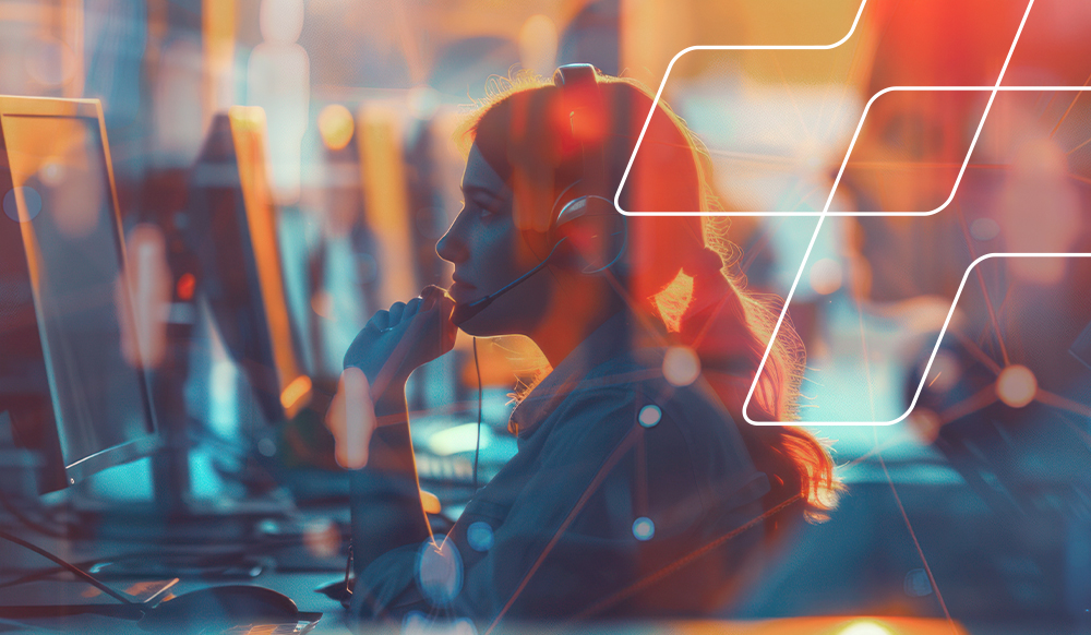 Expert advisor in a call, with the AdviserPlus icon overlay