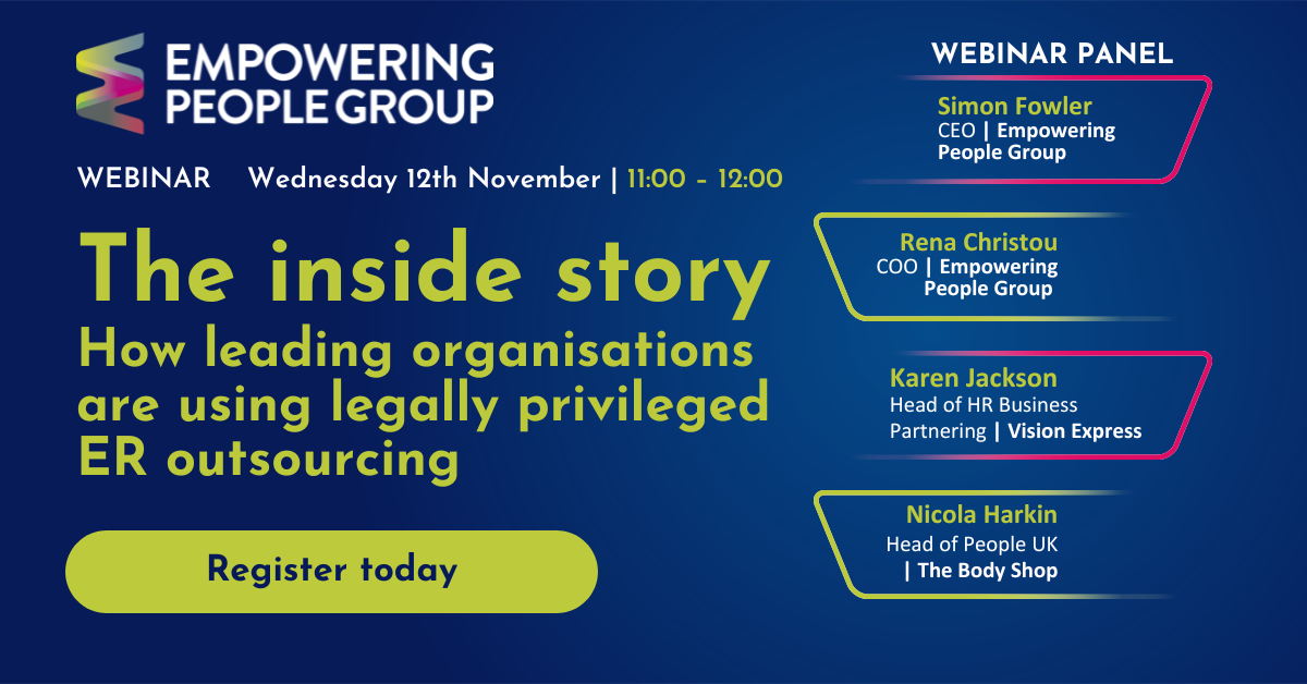 Empowering People Group - Outsourcing legally privileged employee relations webinar