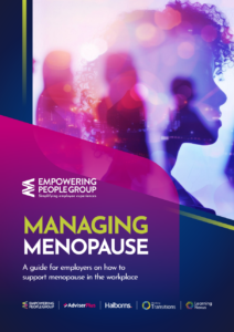 Managing menopause guide - cover page